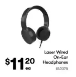 BIG W Laser wired on-ear headphones offer