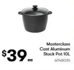 BIG W Masterclass Cast Aluminum Stock Pot offer