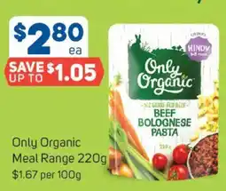 Foodland Only Organic Meal Range offer