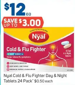 Foodland Nyal Cold & Flu Fighter Day & Night Tablets 24 Pack offer
