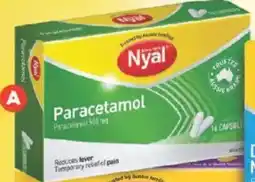 Foodland Nyal Paracetamol Capsules 16 Pack offer