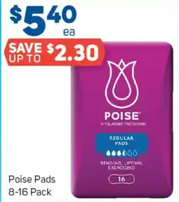 Foodland Poise Pads 8-16 Pack offer