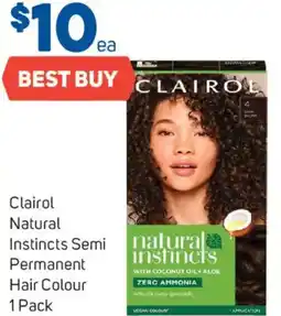 Foodland Clairol natural instincts semi permanent hair colour offer