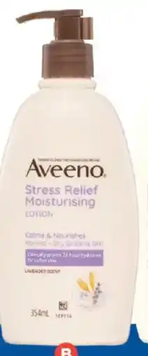 Foodland Aveeno Stress Relief Moisturising offer