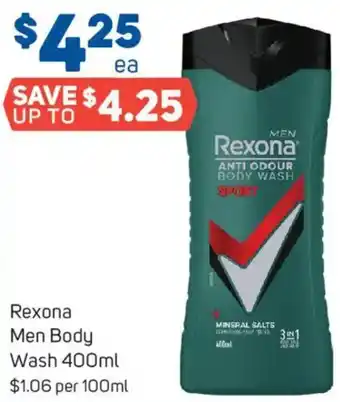 Foodland Rexona Men Body Wash offer