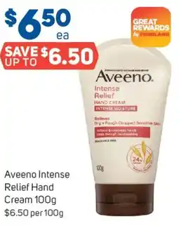 Foodland Aveeno Intense Relief Hand Cream offer