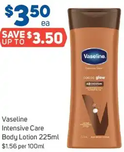 Foodland Vaseline Intensive Care Body Lotion offer