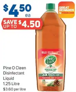 Foodland Pine O Cleen Disinfectant Liquid offer