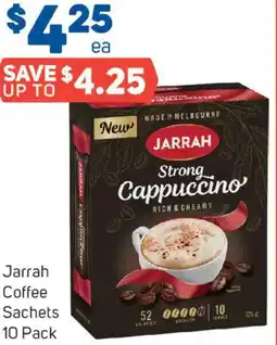 Foodland Jarrah Coffee Sachets 10 Pack offer