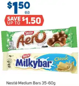 Foodland Nestlé Medium Bars offer
