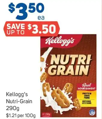 Foodland Kellogg's Nutri-Grain offer