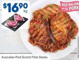 Foodland Australian Pork Scotch Fillet Steaks offer