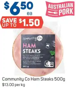 Foodland Community Co Ham Steaks offer