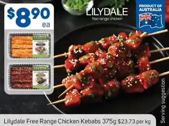 Foodland Lilydale Free Range Chicken Kebabs offer
