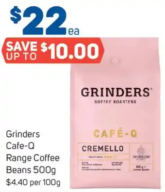 Foodland Grinders cafe-q range coffee beans offer