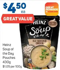 Foodland Heinz Soup of the Day Pouches offer
