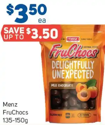 Foodland Menz FruChocs offer