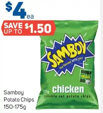Foodland Samboy potato chips offer