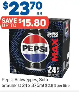 Foodland Pepsi, Schweppes, Solo or Sunkist offer