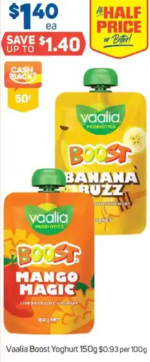 Foodland Vaalia Boost Yoghurt offer