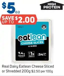 Foodland Real dairy eatlean cheese sliced or shredded offer