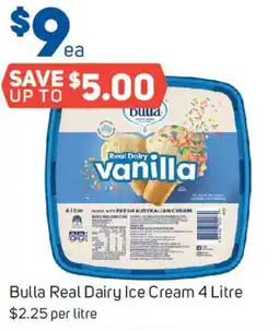 Foodland Bulla real dairy ice cream offer
