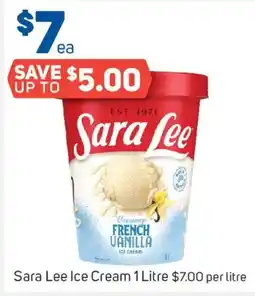 Foodland Sara lee ice cream offer