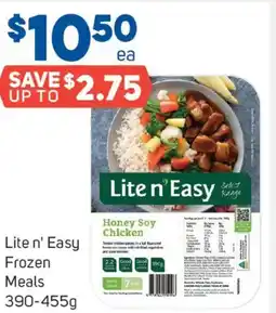 Foodland Lite n' easy frozen meals offer