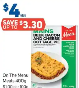 Foodland On the menu meals offer