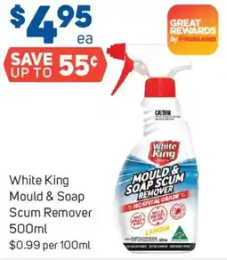 Foodland White king mould & soap scum remover offer