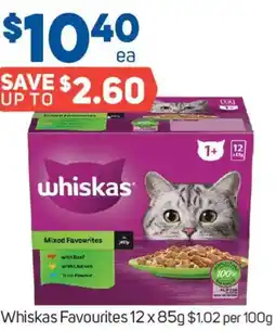 Foodland Whiskas favourites offer