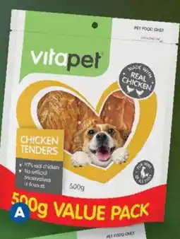 Foodland Vitapet chicken tenders offer