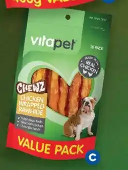 Foodland Vitapet chewz chicken rawhide sticks 18 pack offer