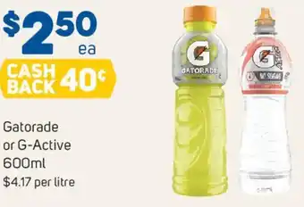 Foodland Gatorade or G-Active offer