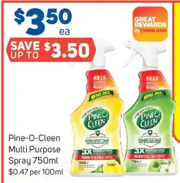 Foodland Pine-o-cleen multi purpose spray offer