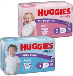 IGA Huggies Nappy Pants Selected Varieties offer