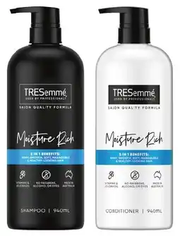 IGA TRESemmé Shampoo or Conditioner 940mL Selected Varieties offer