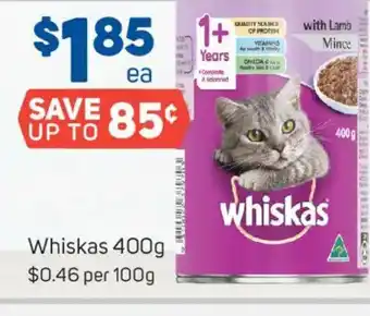 Foodland Whiskas offer