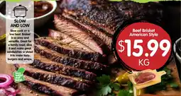 Spudshed Beef brisket american style offer