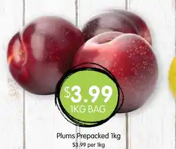 Spudshed Plums Prepacked offer