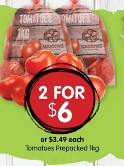 Spudshed Tomatoes prepacked offer