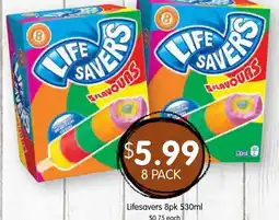 Spudshed Lifesavers 8pk offer