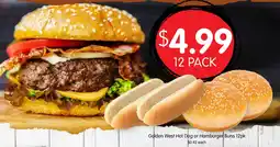 Spudshed Golden west hot dog or hamburger buns 12pk offer