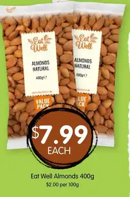 Spudshed Eat Well Almonds offer