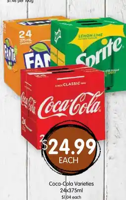Spudshed Coca-Cola Varieties offer