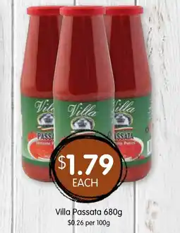 Spudshed Villa passata offer