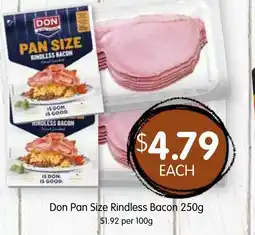 Spudshed Don pan size rindless bacon offer
