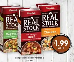 Spudshed Campbell's real stock varieties offer