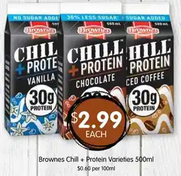 Spudshed Brownes Chill + Protein Varieties offer