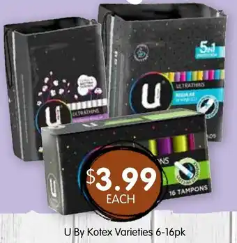 Spudshed U By Kotex Varieties offer